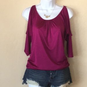 Express Cold Shoulder Top size XS